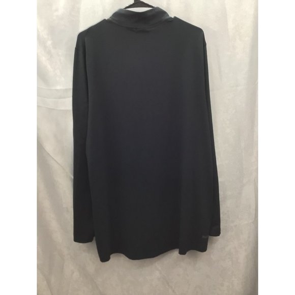 Spyder Active Men's 1/4 Zip Black/Red 2 XL Pullover Sleeve Zip Pocket - Picture 8 of 9